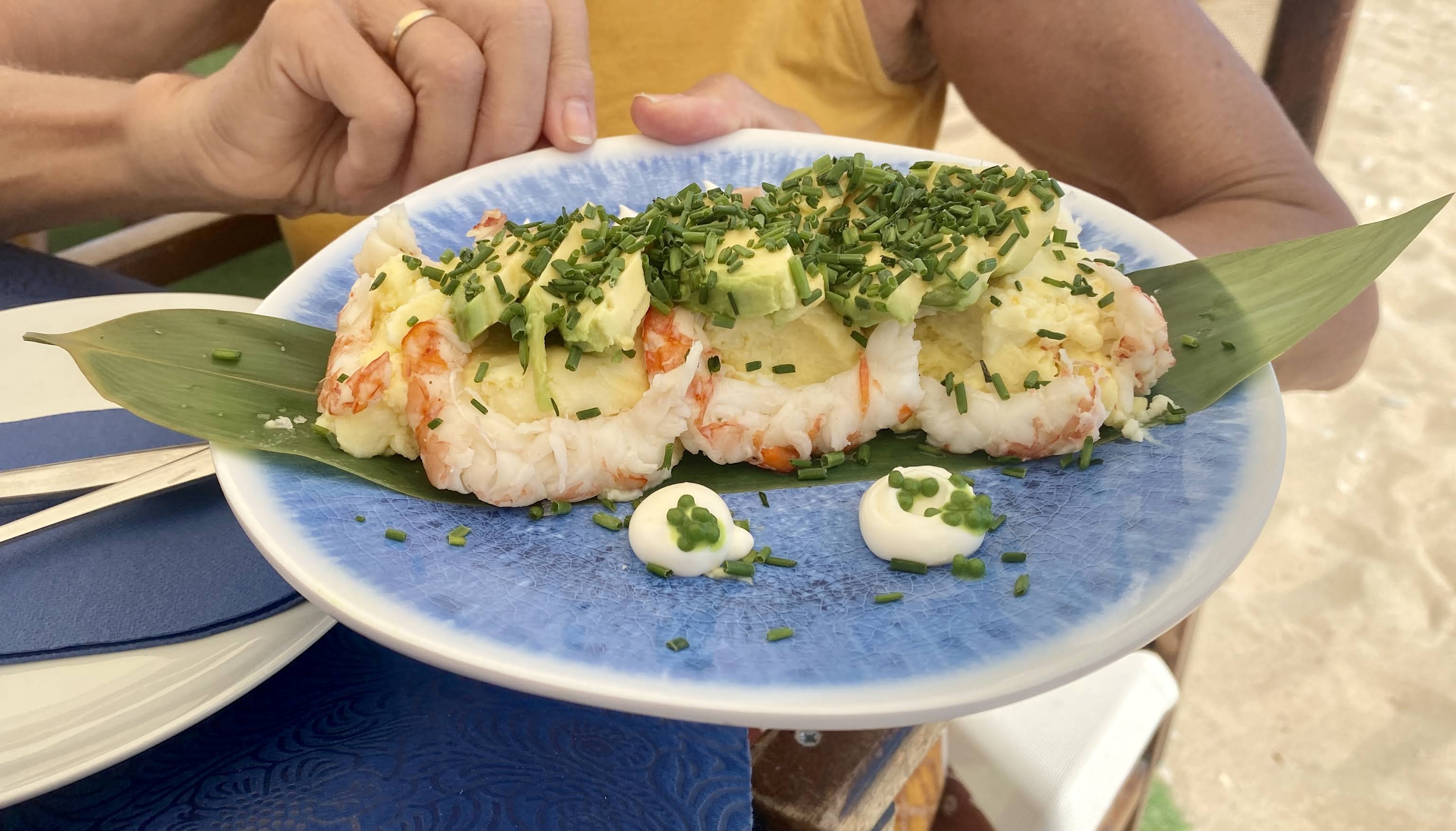 Ensaladilla en Paradise Beach